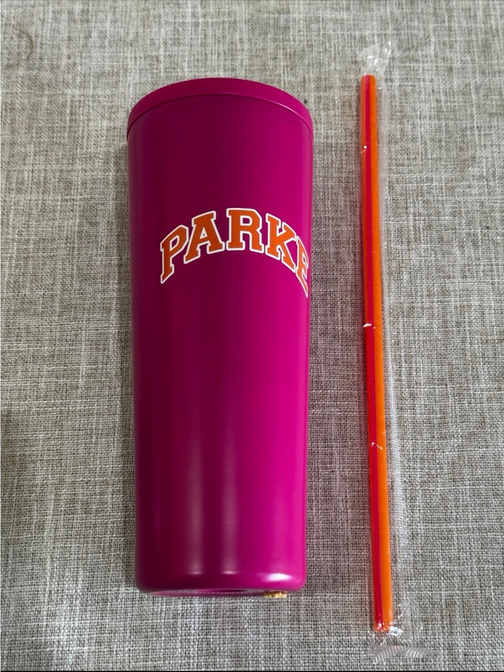 💖✨ Parke x Dunkin' Hot Pink Stainless Steel Tumbler ✨💖